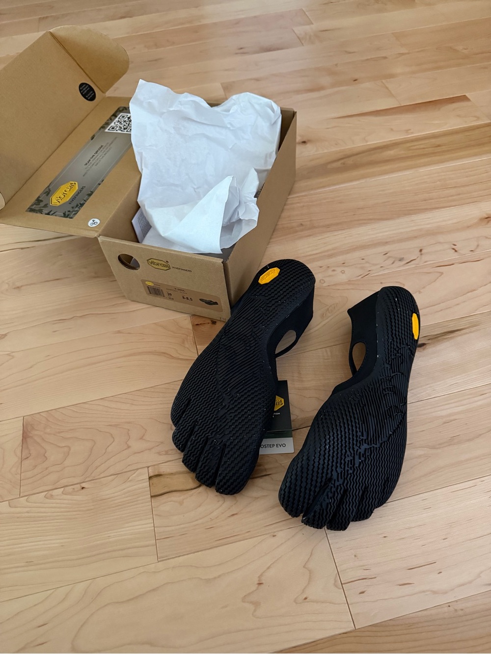 Vibram Womenms Black FiveFinger V-SOUL (Women’s EU 39) - Picture 6 of 9
